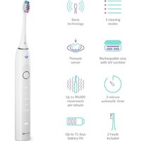 Электрическая зубная щетка TrueLife SonicBrush Clean70 UV (белый) - Превью изображения №5 — Интернет-магазин Time-Shop
