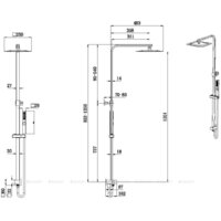 Душевая система  Allen Brau Infinity 5.21031-31 - Превью изображения №2 — Интернет-магазин Time-Shop