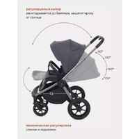 Универсальная коляска Rant Flex Pro 2023 RA075 (3 в 1, graphite) - Превью изображения №26 — Интернет-магазин Time-Shop