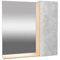  Doratiz Шкаф с зеркалом Фьорд 70 R 2711.159 (дуб бунратти/цемент) - Превью изображения №4 — Интернет-магазин Time-Shop