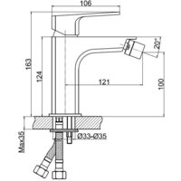 Смеситель Cersanit Wisla 63058 - Превью изображения №2 — Интернет-магазин Time-Shop