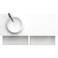  ЗОВ Тумба под умывальник Кито 120 K120LW0MRMC (белый/тростник) - Превью изображения №3 — Интернет-магазин Time-Shop
