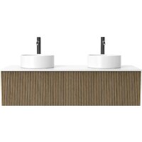  ЗОВ Тумба под умывальник Кито 120 K120LW0MRMC (белый/тростник) - Превью изображения №2 — Интернет-магазин Time-Shop