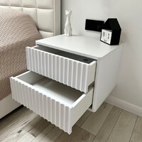 Тумба Shtabe Royal 5002 эко (белый/белый) - Превью изображения №5 — Интернет-магазин Time-Shop