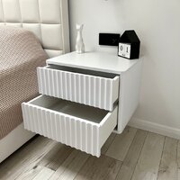 Тумба Shtabe Royal 5002 эко (белый/белый) - Превью изображения №6 — Интернет-магазин Time-Shop