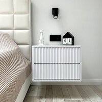 Тумба Shtabe Royal 5002 эко (белый/белый) - Превью изображения №4 — Интернет-магазин Time-Shop