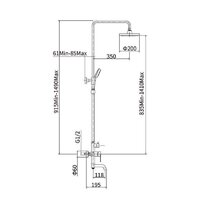Душевая система  Fashun A52415 - Превью изображения №2 — Интернет-магазин Time-Shop