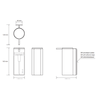 Дозатор для жидкого мыла Bemeta Niva 101109225 - Превью изображения №2 — Интернет-магазин Time-Shop
