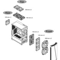 Корпус Thermaltake H350 TG RGB CA-1R9-00M1WN-00 - Превью изображения №11 — Интернет-магазин Time-Shop