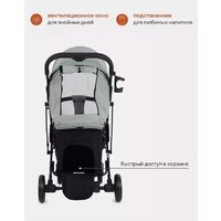 Коляска прогулочная «книга» Rant MOWbaby Smart 2023 MB101 (green) - Превью изображения №22 — Интернет-магазин Time-Shop