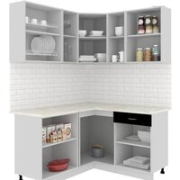 Готовая кухня Кортекс-мебель Корнелия Экстра 1.5x1.5м (дуб сонома/венге/марсель) - Превью изображения №2 — Интернет-магазин Time-Shop