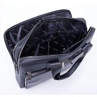 Мужская сумка Poshete 249-8132-18-BLK (черный) - Превью изображения №3 — Интернет-магазин Time-Shop
