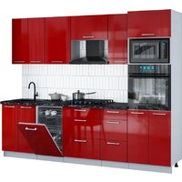 Интерлиния Мила Gloss 2.65-ПМ3 (красный глянец/красный глянец/кастилло темный)