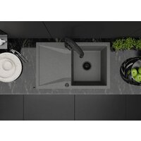 Кухонная мойка Kernau KGS J 5079 1B1D Graphite - Превью изображения №2 — Интернет-магазин Time-Shop