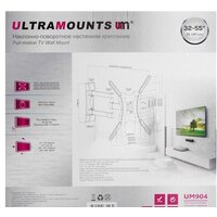 Кронштейн для телевизора Ultramounts UM904 (черный) - Превью изображения №12 — Интернет-магазин Time-Shop