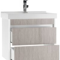  Домино Тумба под умывальник Fest 60 Uno подвесная с двумя ящиками В2 - Превью изображения №3 — Интернет-магазин Time-Shop