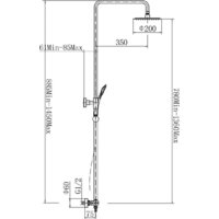 Душевая система  Fashun A52427 - Превью изображения №3 — Интернет-магазин Time-Shop