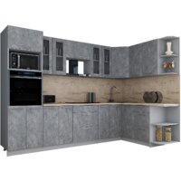 Интерлиния Мила Gloss 1.68x3.0 правая (керамика/керамика/травертин серый)