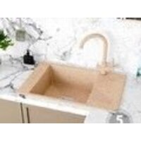 Кухонная мойка Polygran Blade 760 (песочный) - Превью изображения №2 — Интернет-магазин Time-Shop