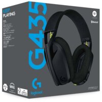 Наушники Logitech G435 Lightspeed (черный/неоновый желтый) - Превью изображения №5 — Интернет-магазин Time-Shop