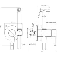 Унитаз напольный Lauter Vortex 2110012VF + гигиенический душ Tera 21GN9011CH - Превью изображения №30 — Интернет-магазин Time-Shop