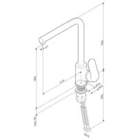 Кухонная мойка Berge BR-5750 + смеситель AM.PM Like Like F8005022 (черный) - Превью изображения №22 — Интернет-магазин Time-Shop