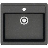 Кухонная мойка Berge BR-5750 + смеситель AM.PM Like Like F8005022 (черный) - Превью изображения №2 — Интернет-магазин Time-Shop