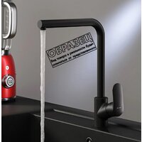 Кухонная мойка Berge BR-5750 + смеситель AM.PM Like Like F8005022 (черный) - Превью изображения №4 — Интернет-магазин Time-Shop