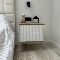 Тумба Shtabe Royal 5002 эко (белый/дуб кантри золотой) - Превью изображения №5 — Интернет-магазин Time-Shop