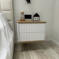 Тумба Shtabe Royal 5002 эко (белый/дуб кантри золотой) - Превью изображения №2 — Интернет-магазин Time-Shop