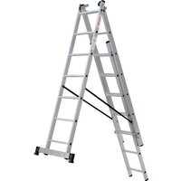 Лестница-стремянка Новая высота NV 123 алюминиевая трёхсекционная 3x8 ступеней - Превью изображения №10 — Интернет-магазин Time-Shop