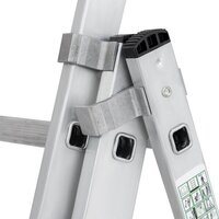 Лестница-стремянка Новая высота NV 123 алюминиевая трёхсекционная 3x8 ступеней - Превью изображения №12 — Интернет-магазин Time-Shop