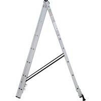 Лестница-стремянка Новая высота NV 123 алюминиевая трёхсекционная 3x8 ступеней - Превью изображения №8 — Интернет-магазин Time-Shop