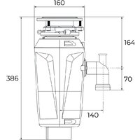Измельчитель пищевых отходов TEKA TRS 720 - Превью изображения №5 — Интернет-магазин Time-Shop