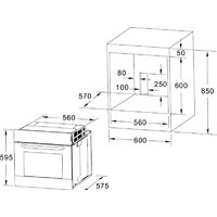 Электрический духовой шкаф Akpo PEA 7009 SED05 BL CRT - Превью изображения №2 — Интернет-магазин Time-Shop