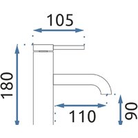 Смеситель Rea Spot B2014 (светлое золото) - Превью изображения №6 — Интернет-магазин Time-Shop