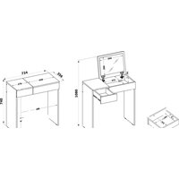 Стол-книга Сокол СП-22 (белый) - Превью изображения №6 — Интернет-магазин Time-Shop
