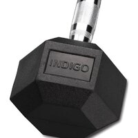 Гантель Indigo IN124 10кг - Превью изображения №2 — Интернет-магазин Time-Shop
