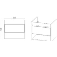  Viant Тумба под умывальник Бостон Como 60 VBOS60CO-T1YP - Превью изображения №4 — Интернет-магазин Time-Shop