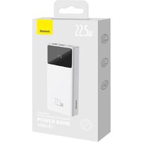Внешний аккумулятор Baseus Star-Lord Digital Display Fast Charging Power Bank 30000mAh 22.5W (белый) - Превью изображения №5 — Интернет-магазин Time-Shop