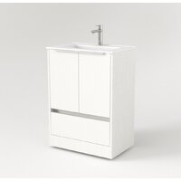  Дабер Тумба под умывальник 017 WeltWasser Deilbach 7517-60 Т17.6W.0.5Б (белый древесный/ручка белая) - Превью изображения №2 — Интернет-магазин Time-Shop