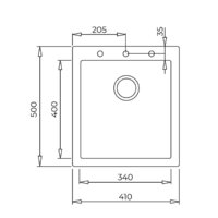 Кухонная мойка TEKA ForSquare 34.40 TG (арктик белый) - Превью изображения №2 — Интернет-магазин Time-Shop