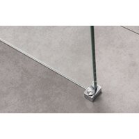 Душевая стенка Saniteco Walk-In SN-W8TC80 (80x200, прозрачное стекло, хромированный профиль) - Превью изображения №3 — Интернет-магазин Time-Shop