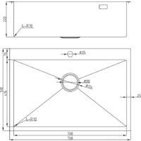 Кухонная мойка Milacio Denia 750 Steel MC.77508 (золото) - Превью изображения №6 — Интернет-магазин Time-Shop