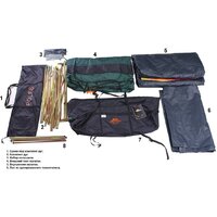 Кемпинговая палатка AlexikA Victoria 10 (зеленый) - Превью изображения №9 — Интернет-магазин Time-Shop