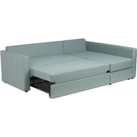 Угловой диван Mio Tesoro Тилаус длинный подлокотник (Mint/Grey) - Превью изображения №5 — Интернет-магазин Time-Shop