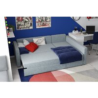 Угловой диван Mio Tesoro Тилаус длинный подлокотник (Mint/Grey) - Превью изображения №7 — Интернет-магазин Time-Shop