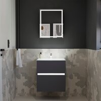  Lauter Тумба под умывальник Emma 60 (черный мат) - Превью изображения №4 — Интернет-магазин Time-Shop