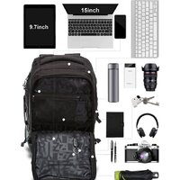 Городской рюкзак Grizzly RQ-019-21 (черный) - Превью изображения №6 — Интернет-магазин Time-Shop