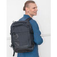 Городской рюкзак Grizzly RQ-019-21 (черный) - Превью изображения №10 — Интернет-магазин Time-Shop